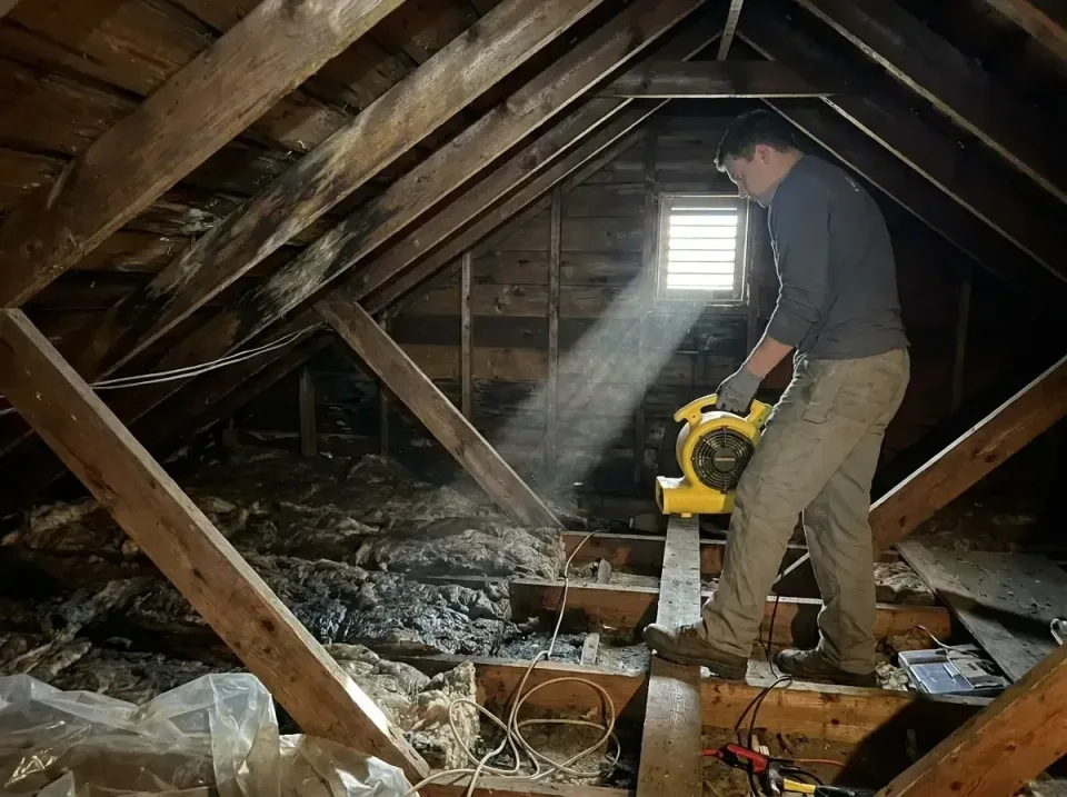 attic-water-damage-drying-proc-007 — frequently asked questions, Emergency Water Extraction & 24/7 Flood Response in Jerome,…
